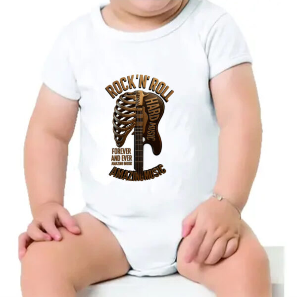 Body infantil Rock Roll Hard Music - Imagem 4