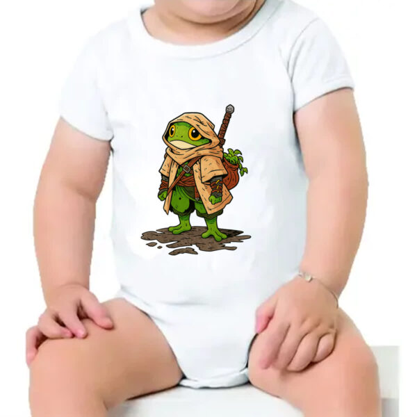 Body infantil Sapo Samurai - Imagem 4