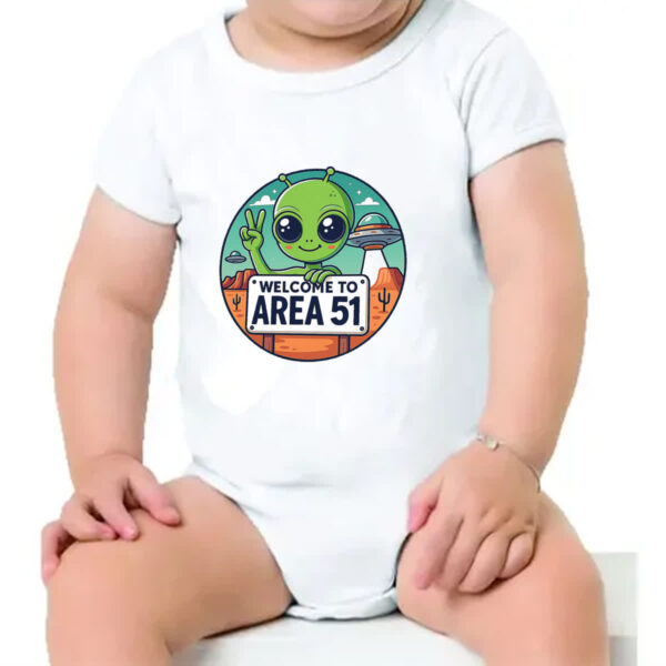 Body infantil Bem vindo a Area 51 - Imagem 4