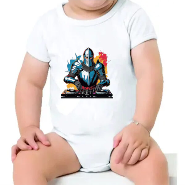 Body infantil Cavaleiro Medierval DJ - Imagem 4