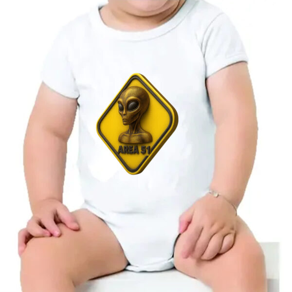Body infantil Placa ET Area 51 3D - Imagem 4
