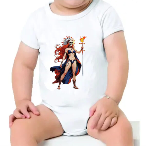 Body infantil Guerreira indigena xama - Imagem 4