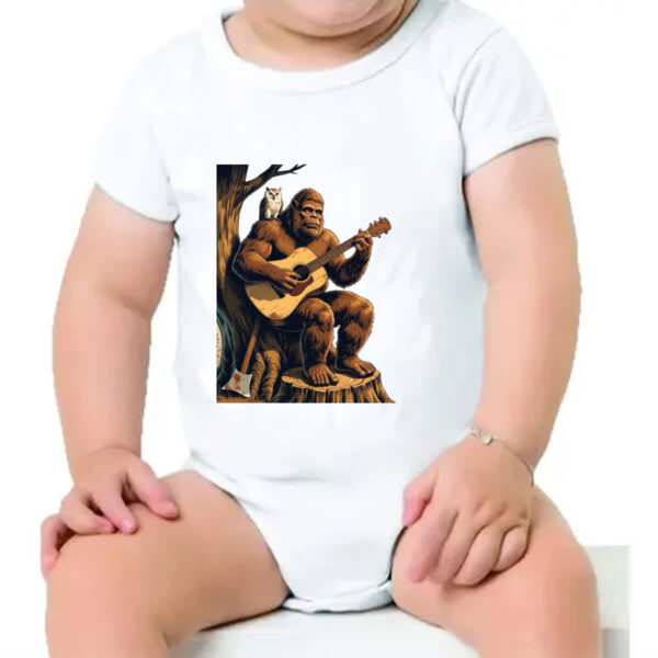 Body infantil Pe grande tocando violao - Imagem 4