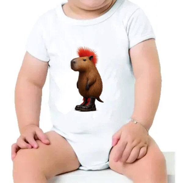 Body infantil Punkvara capivara - Imagem 4