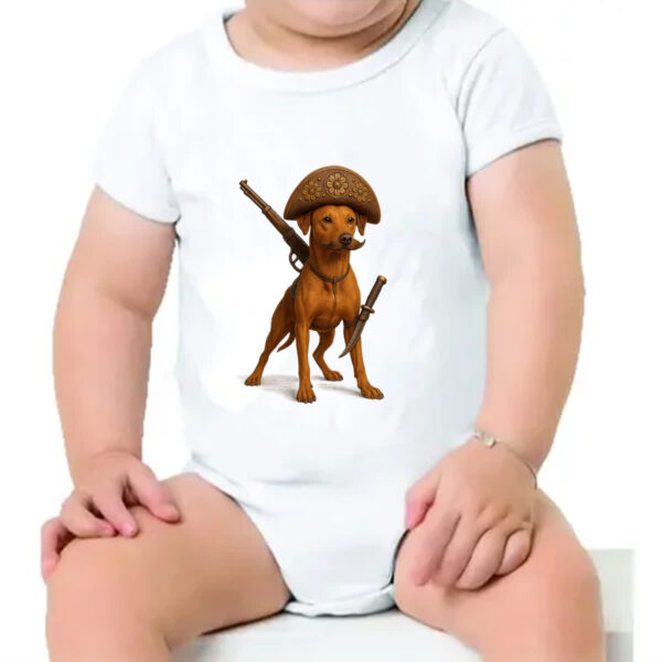 Body infantil Caramelo Cangaceiro 3D - Imagem 4