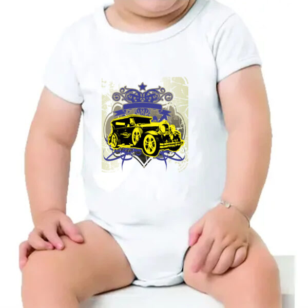 Body infantil Calhambeque vintage style - Imagem 4