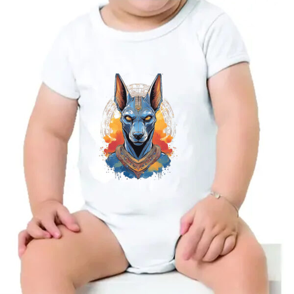 Body infantil Anubis Watercolor Arte - Imagem 4
