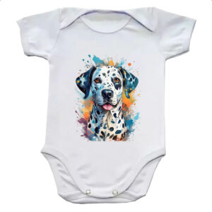 Body infantil Dalmata Watercolor Arte