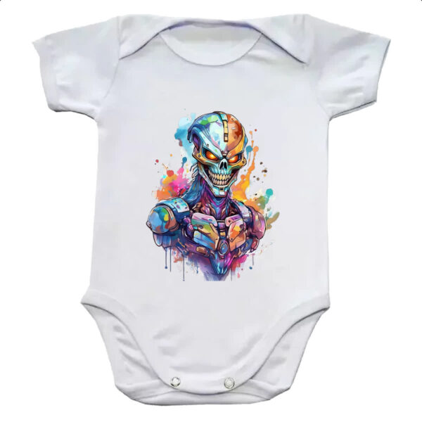 Body infantil Exterminador Watercolor Arte