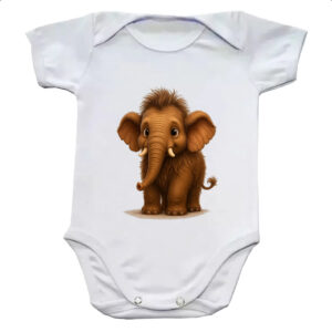 Body infantil Filhote de Mamute 3D art