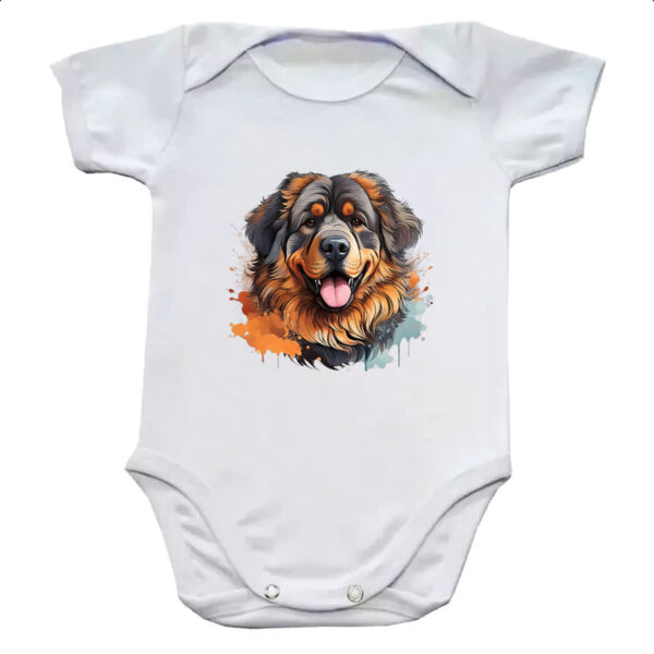 Body infantil Mastim tibetano Watercolor Arte