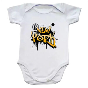 Body infantil New York Grafit Splash