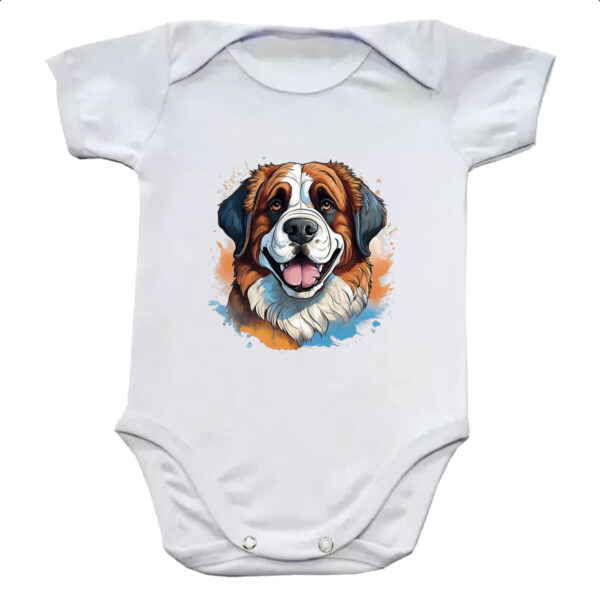 Body infantil Sao Bernado Watercolor Arte