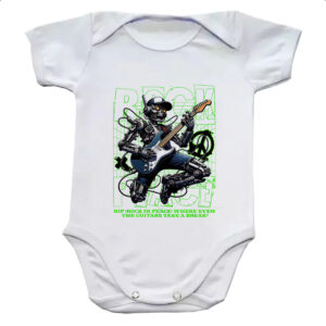 Body infantil Skull Robot Rock