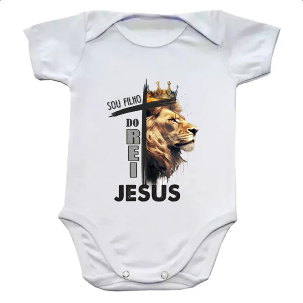 Body infantil Sou filho do rei Jesus