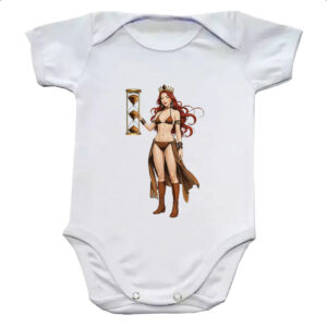 Body infantil Guerreira do tempo
