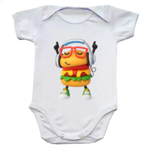 Body infantil Hamburguer na vibe