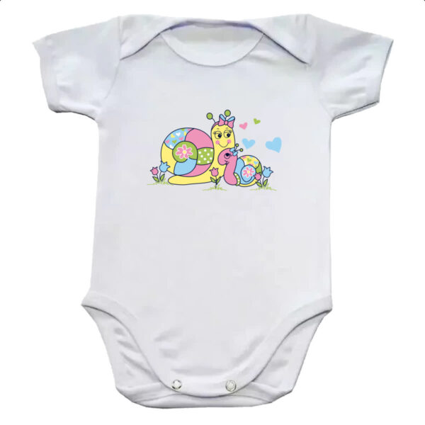 Body infantil Mamae Caracol