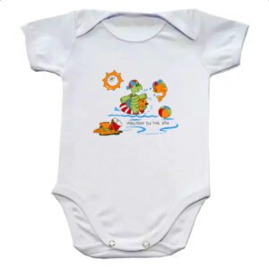 Body infantil Tartaruguinha na praia