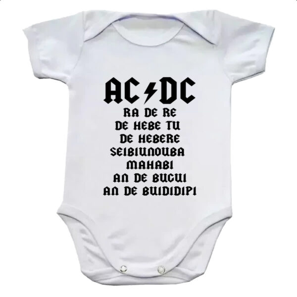 Body infantil AC DC Ragatanga