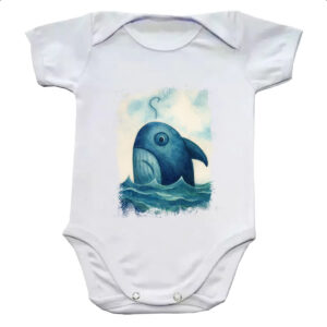 Body infantil Tubarao indeciso