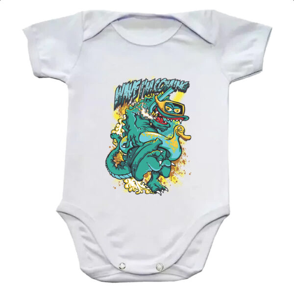 Body infantil Monstro Wave Im Coming