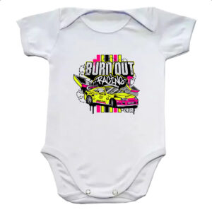 Body infantil Burn out racing
