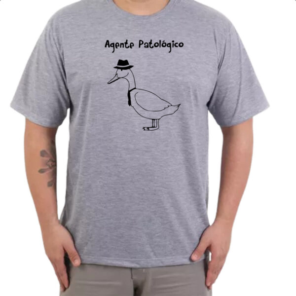 Camiseta Cinza Agente patologico - Imagem 3