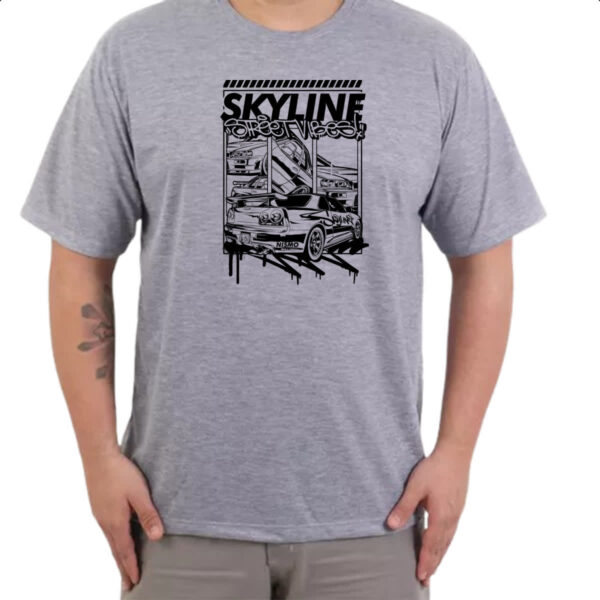 Camiseta Cinza Skyline Street Vibes - Imagem 3