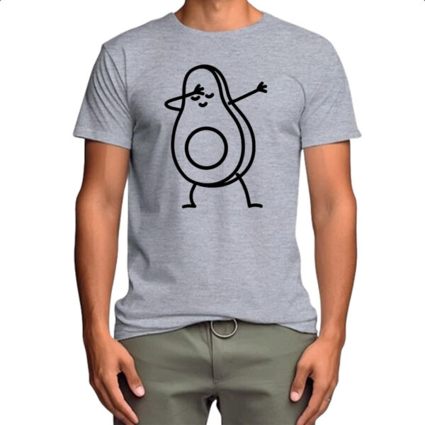 Camiseta Cinza Abacate dab - Imagem 4