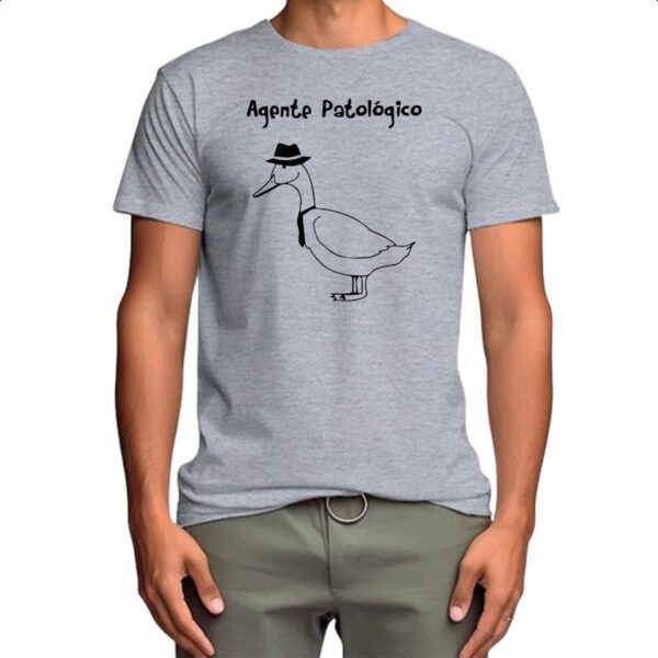 Camiseta Cinza Agente patologico - Imagem 4