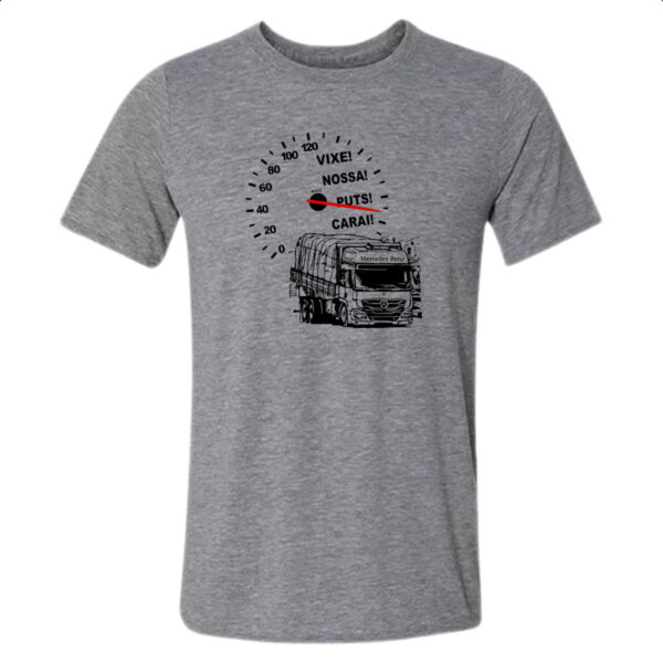 Camiseta Cinza Caminhao velocimetro