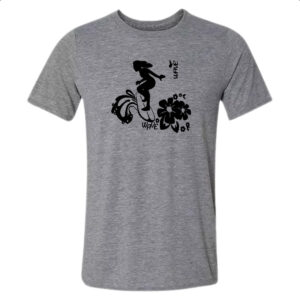 Camiseta Cinza Surf Wave Girl