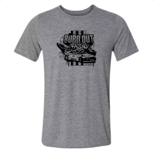 Camiseta Cinza Burn out racing