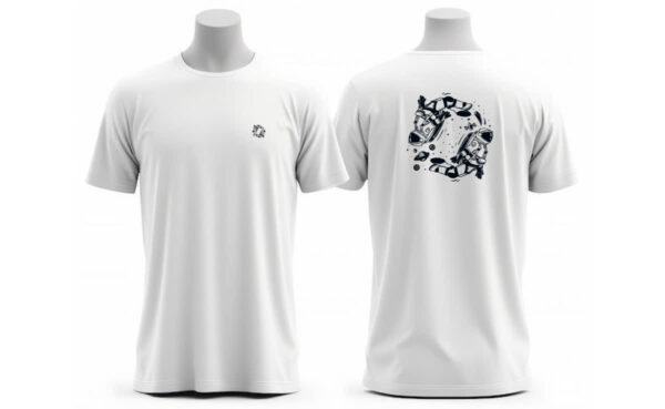 Camiseta Unissex Yin Yang Astronauta FC