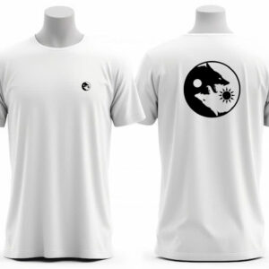 Camiseta Unissex Yin e Yang Lobos FC