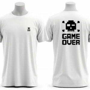 Camiseta Unissex 8 Bits Game Over FC