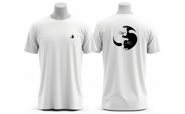 Camiseta Unissex Yin e Yang Cats FC