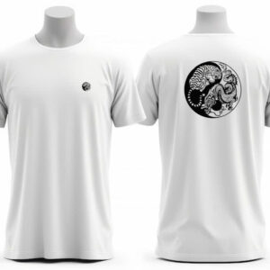 Camiseta Unissex Yin e Yang Dragao e Tigre FC