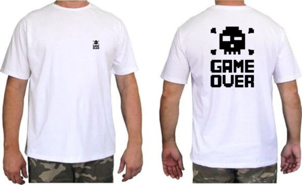 Camiseta Unissex 8 Bits Game Over FC - Imagem 2
