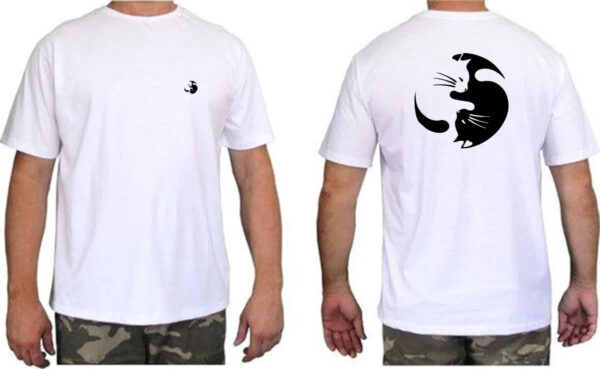 Camiseta Unissex Yin e Yang Cats FC - Imagem 2