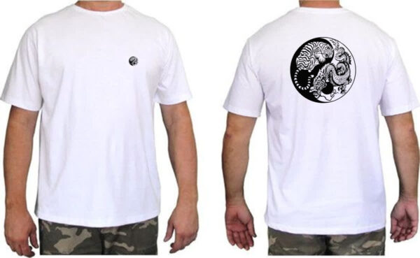 Camiseta Unissex Yin e Yang Dragao e Tigre FC - Imagem 2