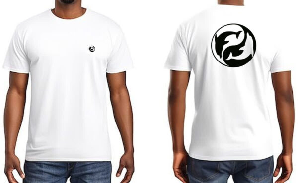 Camiseta Unissex Yin e Yang Golfinhos FC - Imagem 3