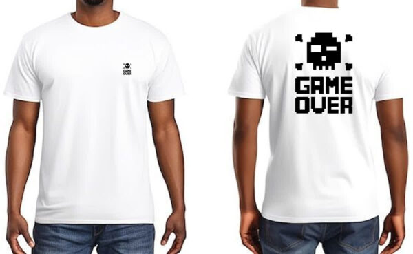 Camiseta Unissex 8 Bits Game Over FC - Imagem 3