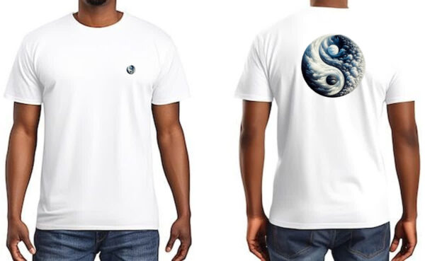 Camiseta Unissex Yin Yang Nuvens FC - Imagem 3