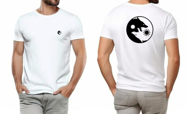 Camiseta Unissex Yin e Yang Lobos FC - Imagem 4
