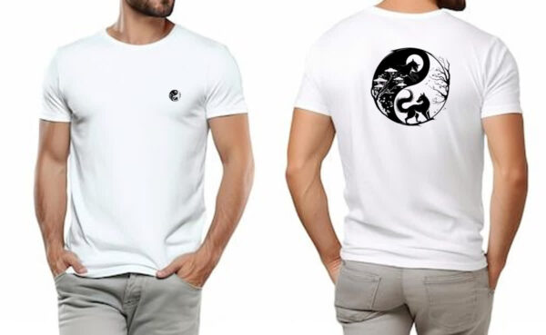 Camiseta Unissex Yin e Yang Raposas FC - Imagem 4