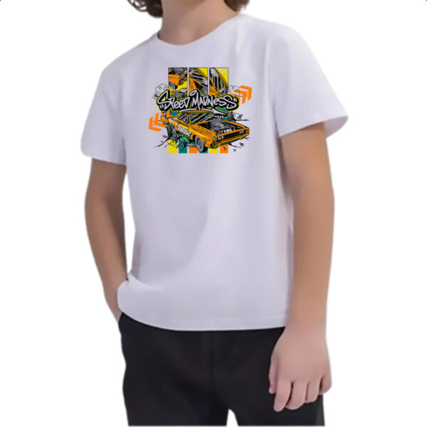 Camiseta Infanto Juvenil Muscle Car Street Madness - Imagem 2