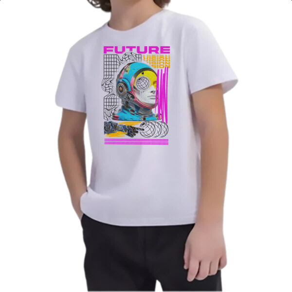 Camiseta Infanto Juvenil Urbano visao futura - Imagem 2