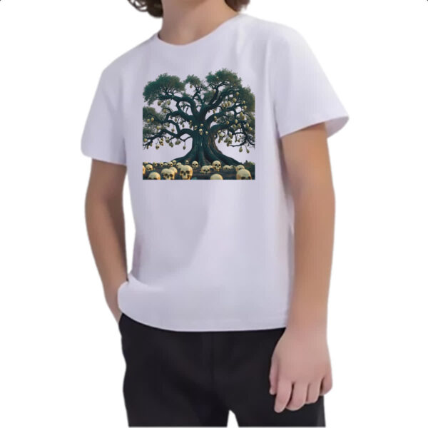 Camiseta Infanto Juvenil Arvore do medo - Imagem 2